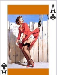 Gil Elvgrens Tweak up Playing Cards
