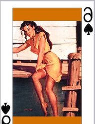 Gil Elvgrens Tweak up Playing Cards
