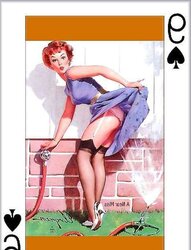 Gil Elvgrens Tweak up Playing Cards