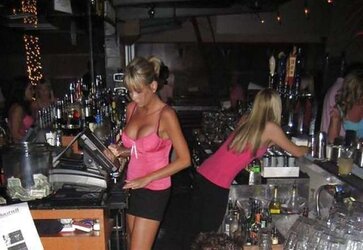 Big-Titted barmaids