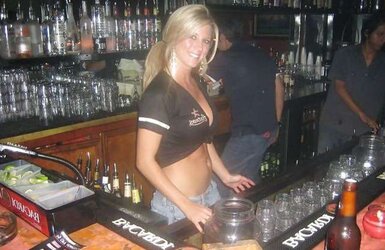 Big-Titted barmaids