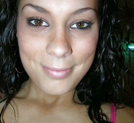 Dark Haired with her red-hot mate