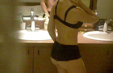 Una hermosa pendeja espiada