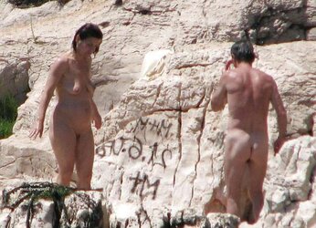 Mature at naturist beach