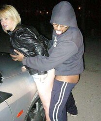 Big-Boobed Wifey Dogging