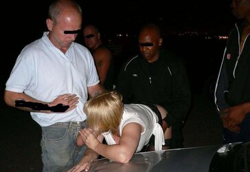 Big-Boobed Wifey Dogging