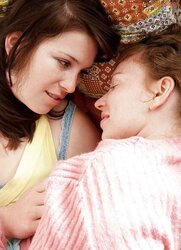 Youthful lesbian