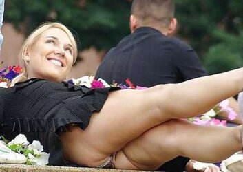 Remarkable Upskirt Honeys ten By Voyeur TROC