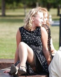 Remarkable Upskirt Honeys ten By Voyeur TROC