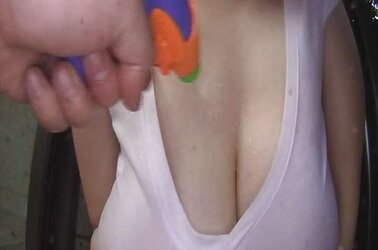 Big-Chested Asian with Gigantic Jugs - D