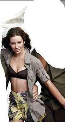 Evangeline Lilly bathing suit