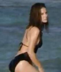 Evangeline Lilly bathing suit