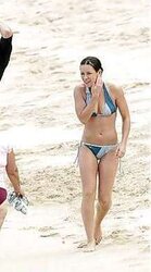 Evangeline Lilly bathing suit