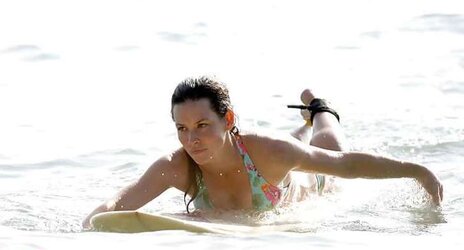 Evangeline Lilly bathing suit