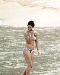 Evangeline Lilly bathing suit