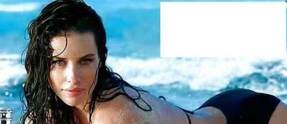Evangeline Lilly bathing suit