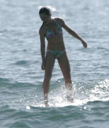Evangeline Lilly bathing suit