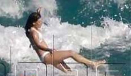 Evangeline Lilly bathing suit