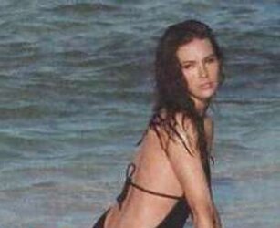 Evangeline Lilly bathing suit