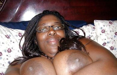Fat dark-hued areolas ----ample bevy---- part