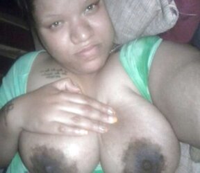 Fat dark-hued areolas ----ample bevy---- part