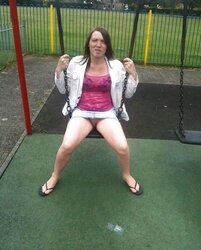 Lizzy outside...