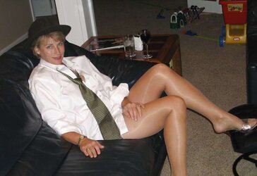 Light-Haired Mature Wifey Flashes Off In Front Of Her Hubby (2on2)