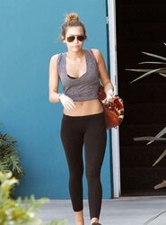 Miley Cyrus belly