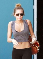 Miley Cyrus belly