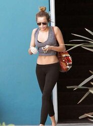 Miley Cyrus belly