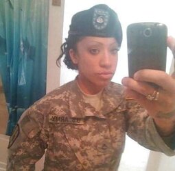 Army Cockslut - PFC Layla Sanchez