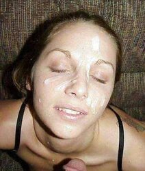 Excellent facial cumshot