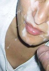 Excellent facial cumshot