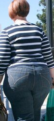 Candid backside mature