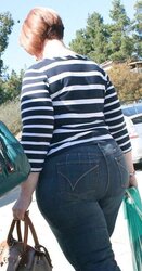 Candid backside mature