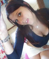 Spunk on her pretty face
