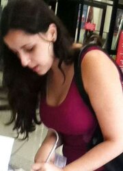 Spunk on her pretty face