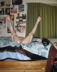 Rachie poses and caresses herself like a superstar