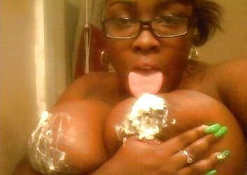 Chubby chicks gargle knockers herself