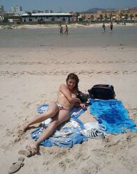 At the beach
