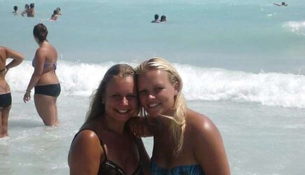 At the beach