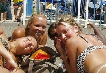 At the beach