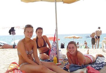 At the beach