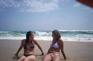 At the beach