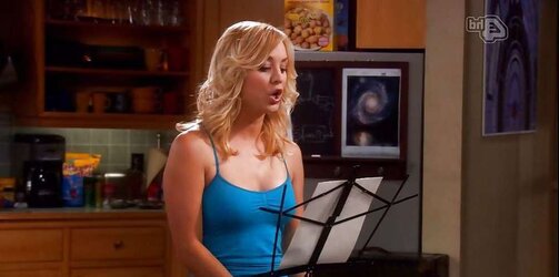 Kaley cuoco liking masturbating over this ultra-cutie :)