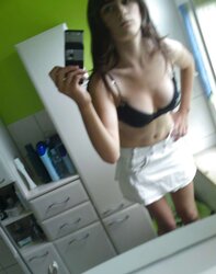 Teenager with rock hard tattas