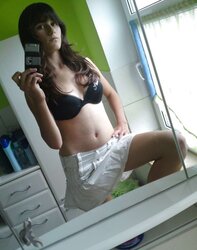 Teenager with rock hard tattas