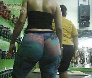 For the pantyhose Paramours Gym massive bums