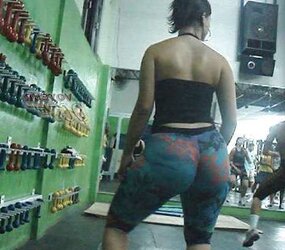 For the pantyhose Paramours Gym massive bums