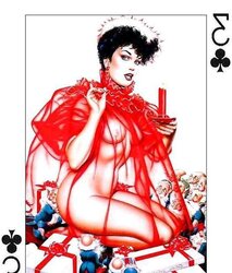 Erotic Playing Cards six - Betty Page for